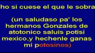 la coca mota  los razos con letra [upl. by Swen]