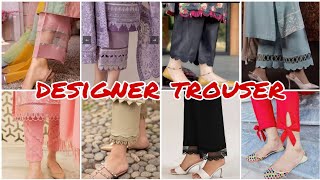 stylish trouser designs  latest plazo pant  pakistani trouser style  designer trouser [upl. by Nylaroc62]