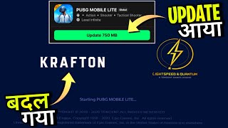 PUBG Lite 750MB Update आया😍 Pubg Lite New Update Today  Pubg Lite 0280 New Update Features [upl. by Demitria]