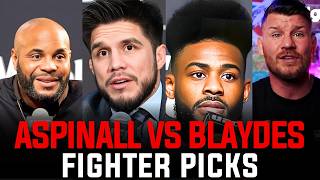 Fighters Predict Tom Aspinall vs Curtis Blaydes 2 UFC 304 [upl. by Adnolat]