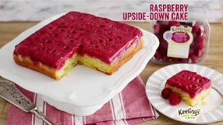 Keelings Raspberry Upside Down Cake [upl. by Eitsyrhc]