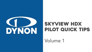 SkyView HDX Pilot Quick Tips Volume 1 [upl. by Zitah]