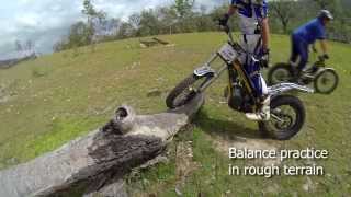 How to static balance on a trials bike︱Cross Training Trials Techniques [upl. by Llerut]