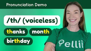 Pronouncing th voiceless – English Pronunciation Lesson Part 1 [upl. by Repmek372]