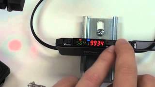 6 E3XHD Fiberoptic Amplifier  Key Lock How to Lock the Amplifier Buttons [upl. by Ashbaugh]