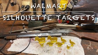 Walmart silhouette targets featuring Eisenwerke Jewel Crosman 102 amp Daisy model 25 dust devil bb’s [upl. by Bal]