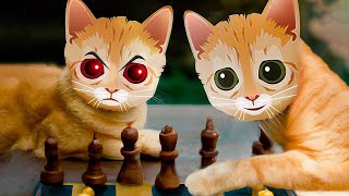 Mittens vs Mittens INSANE CHESS [upl. by Krutz435]