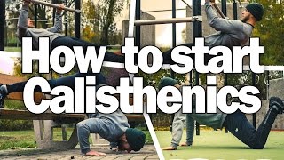 How to Start Calisthenics  Beginner Bodyweight Workout Examples [upl. by Nnahtur]