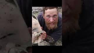 30 Day Texas Survival Challenge Day 11 Part 1  Catching and Cook Giant Soft Shelled Turtle [upl. by Evoy]