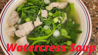 How To Cook Quick amp Easy Watercress Pork Soup Recipe [upl. by Gough155]