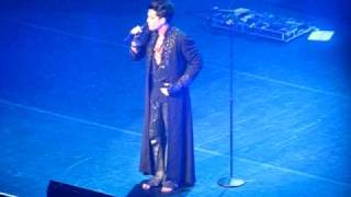 Adam Lambert singing quotSoakedquot at Foxwoods CT on June 25 2010 [upl. by Akenet]