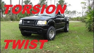 quotTORSION TWISTquot HOW TO LIFT YOUR TRUCK 2004 FORD SPORT TRAC [upl. by Eanod]