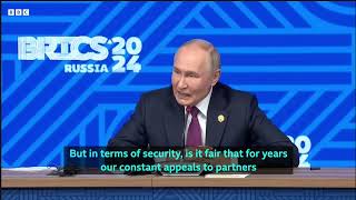 PUTIN  STEVE ROSENBERG 241024 BRICS  BBC NEWS WEBSITE [upl. by Igig305]