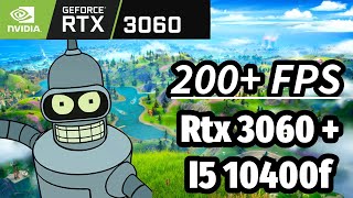 RTX 3060  i5 10400F  Fortnite 1080p Low Settings [upl. by Nydnarb]