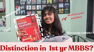 Distinction in 1st year MBBS  Resources and Tips [upl. by Fitting737]