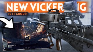 NEW VGO MMG VICKERS MACHINE GUN Is It Good  Battlefield 5 Overture Weapon Unlock [upl. by Anaele]