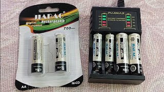 Pujimax Battery Charger Jiabao Rechargeable Batteries Review [upl. by Lynsey]