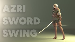 Azri Sword Swing [upl. by Acimot]