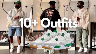 HOW TO STYLE JORDAN 4 SB quotPINE GREENquot  Are These Actually Sneaker Of The Year [upl. by Jemine]