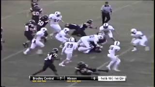 Hixson RB Isiah Robinson 10 yd run vs Bradley Central [upl. by Ardnekal]