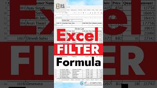 Excel Filter Hack 🔍✨Advanced Filter Magic 🪄📊 excel shorts viralvideo motivation [upl. by Remark]