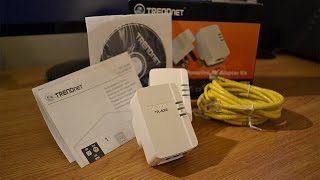 TRENDnet TPL406E2K 500Mbps Powerline adapter kit  UNBOXING [upl. by Mccall]