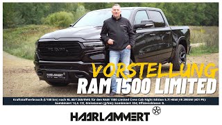 RAM 1500 Limited Crew Cab Night Edition 57l HEMI V8 401 PS  Vorstellung [upl. by Jardena]