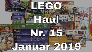 Es ist so schön wenn neue LEGO Sets auf dem Tisch stehen D  Haul Nr 15 Januar 2019 [upl. by Kowal92]