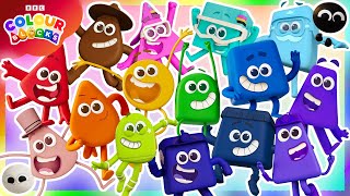 Meet the Gang of 20 🎉🌈  Kids Learn Colours with Colourblocks [upl. by Rae]