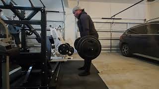 stiff leg deadlift 255 x 130ish seconds TUT [upl. by Eisle]