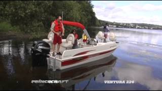 Princecraft  Ventura 224 2014 Bateau ponté  Deck boat [upl. by Dory]