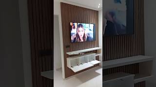 ديكور meuble TV و بديل الخشب في حائط التلفزيون Join us in the world of  Decorations [upl. by Jueta62]