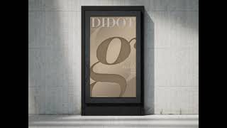 Didot  Kinetic Type Posters [upl. by Naitsabes]