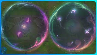 All Reused Animations in Faerie Court Lux Skin COMPARISON [upl. by Stauder]