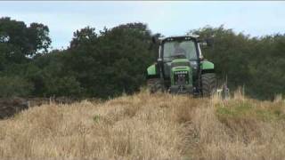 DeutzFahr Agrotron TTV630 tractor in action [upl. by Yamauchi]