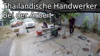 Thailändische Handwerker bei der Arbeit [upl. by Sillek256]