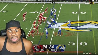 THIS CANT BE REAL 49ers vs Rams Game Highlights  NFL 2024 Season Week 3 [upl. by Yacov]