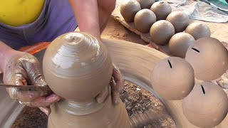 DIY Piggy MONEY Saver Bank Making with CLAY for COIN in Small Scale Industry Ideas [upl. by Os965]