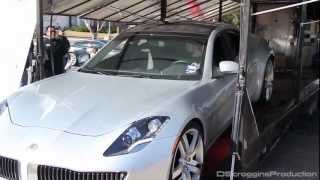 Fisker Karma on Dyno  230whp Very Quiet [upl. by Hollinger]