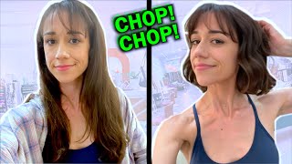 COLLEEN BALLINGER CUTS OFF ALL HER HAIR [upl. by Haimarej279]