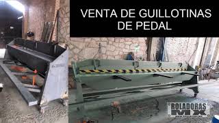 Venta de Guillotinas  Cizallas de pedal [upl. by Karoline]