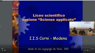 Registrazione Open Day a distanza  Liceo Scientifico delle Scienze Applicate [upl. by Aznola251]