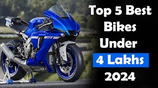 Best Bikes Under 4 Lakhs in India 2024 bestbikes bikesunder4lakhs [upl. by Orling]