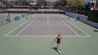 Womens Singles 9  ITA Summer Series Claremont  27724 [upl. by Morena845]