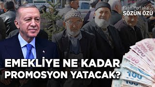 EMEKLÄ°YE NE KADAR PROMOSYON YATACAK ERDOÄAN EMEKLÄ°YE ZAM YOK [upl. by Neely]