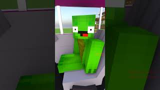 Mikey Prank and the end   Baby zombie minecraft animations [upl. by Allisan]