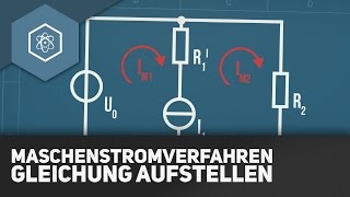 Maschenstromverfahren einfach erklärt Maschengleichungen aufstellen [upl. by Eanehs]