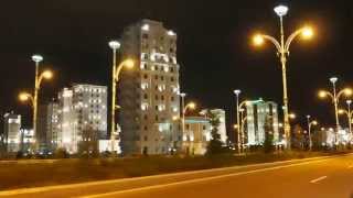 Ashgabat by night Turkmenistan [upl. by Naid]