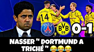 NASSER quot DORTMUND A TRICHÉ quot 😂😂😂😂 PSG ÉLIMINÉ psg dortmund 2024 [upl. by Adlen]