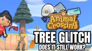 Cliffside Tree Glitch Update  Animal Crossing New Horizons [upl. by Hyo]